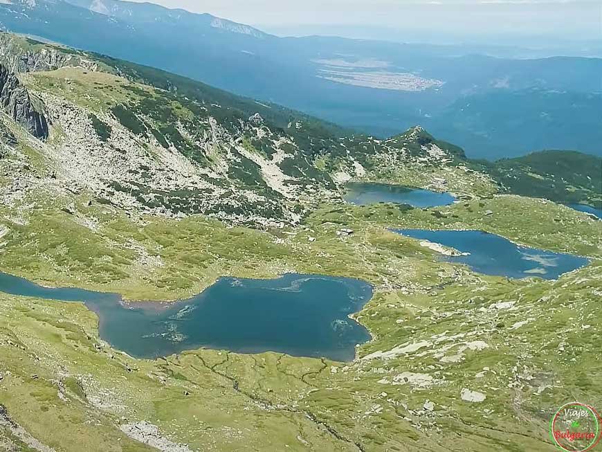 Vista de Los siete lagos de Rila