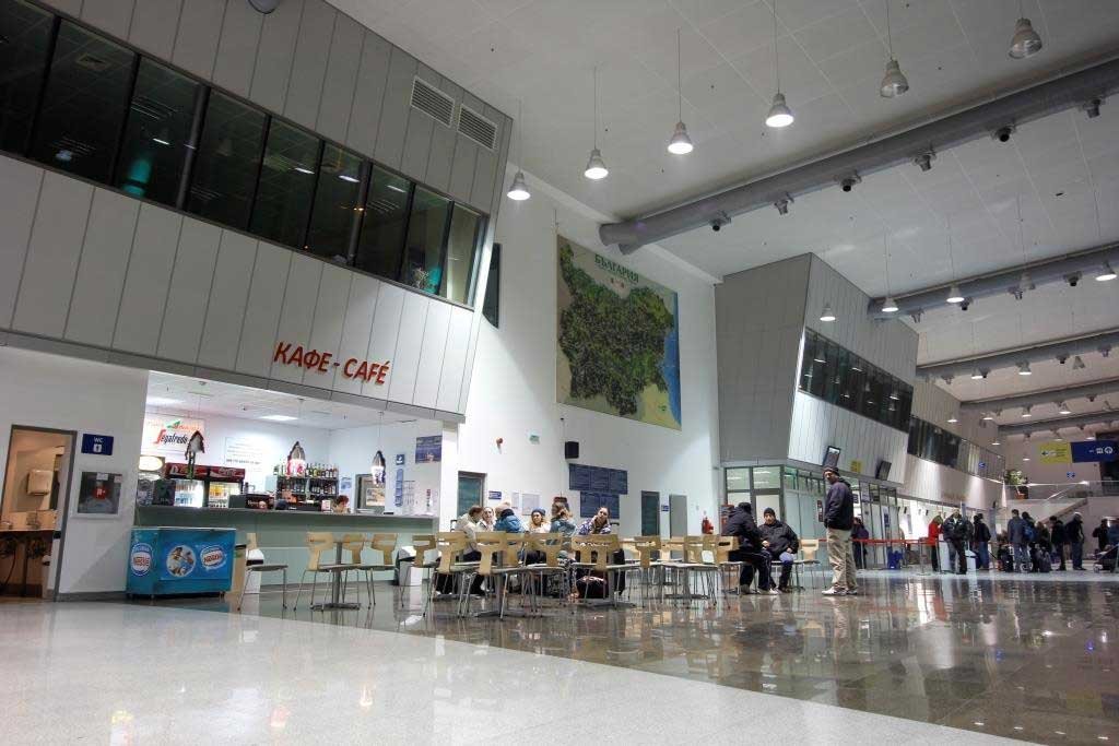Aeropuerto de Plovdiv por dentro.